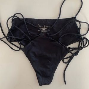 FRANKIES BIKINI black tie side/ adjustable
